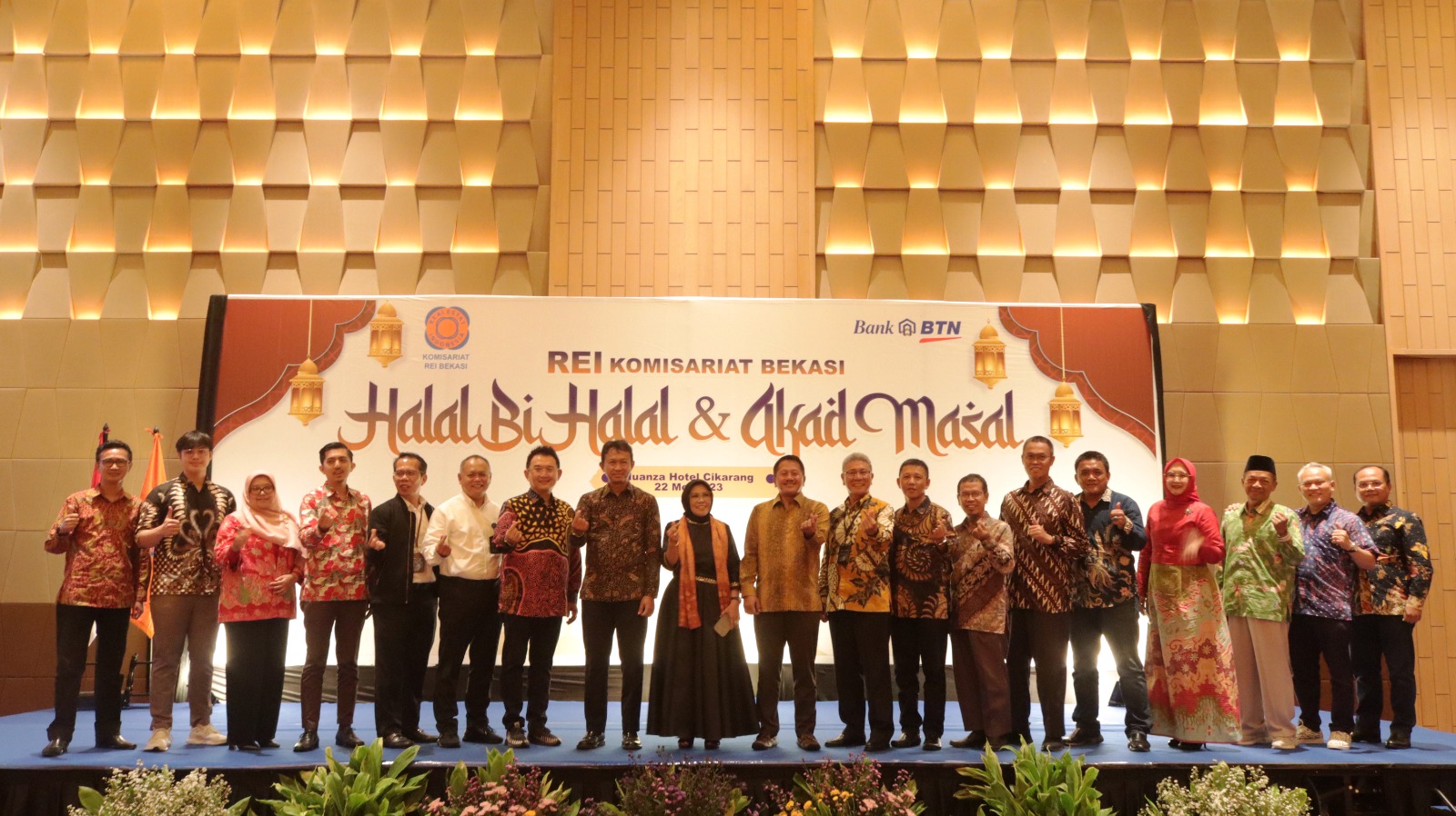 Dukung Percepatan Pembangunan Rumah Subsidi, REI Bekasi dan Bank BTN Gelar Akad Kredit Massal 